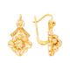 Серьги, золото, 585, 4.8г, 60507, изображение 2 | GoldMarket.kz