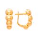 Серьги, золото, 585, 6.4г, 60545, изображение 2 | GoldMarket.kz