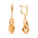 Серьги, золото, 585, 3.35г, 60259, изображение 2 | GoldMarket.kz