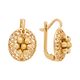 Серьги, золото, 585, 4.37г, 62076, изображение 2 | GoldMarket.kz