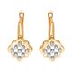 Серьги, золото, 585, 4.96г, 63125 | GoldMarket.kz