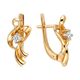 Серьги, золото, 585, 4.87г, 63130, изображение 2 | GoldMarket.kz