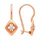 Серьги, золото, 585, 1.07г, 58799, изображение 2 | GoldMarket.kz