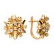 Серьги, золото, 585, 5.49г, 62393, изображение 2 | GoldMarket.kz