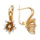 Серьги, золото, 585, 5.32г, 62420, изображение 2 | GoldMarket.kz