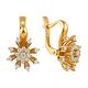 Серьги, золото, 585, 7.1г, 62478, изображение 2 | GoldMarket.kz
