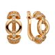 Серьги, золото, 585, 5.78г, 62508, изображение 2 | GoldMarket.kz