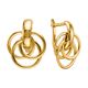 Серьги, золото, 585, 3.6г, 62570, изображение 2 | GoldMarket.kz