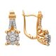 Серьги, золото, 585, 4.88г, 62580, изображение 2 | GoldMarket.kz
