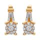 Серьги, золото, 585, 4.88г, 62580 | GoldMarket.kz