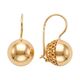 Серьги, золото, 585, 5.52г, 62591, изображение 2 | GoldMarket.kz
