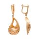 Серьги, золото, 585, 5.85г, 62595, изображение 2 | GoldMarket.kz