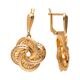 Серьги, золото, 585, 6.53г, 62639, изображение 2 | GoldMarket.kz