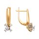 Серьги, золото, 585, 4.01г, 62649, изображение 2 | GoldMarket.kz