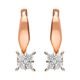 Серьги, золото, 585, 3.6г, 62664 | GoldMarket.kz