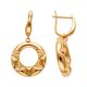 Серьги, золото, 585, 6.46г, 62672, изображение 2 | GoldMarket.kz