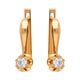 Серьги, золото, 585, 4.15г, 62674 | GoldMarket.kz