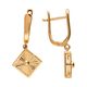 Серьги, золото, 585, 3.12г, 62687, изображение 2 | GoldMarket.kz