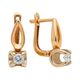 Серьги, золото, 585, 3.85г, 62872, изображение 2 | GoldMarket.kz