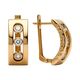 Серьги, золото, 585, 5.58г, 62894, изображение 2 | GoldMarket.kz