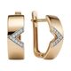 Серьги, золото, 585, 3.27г, 62898, изображение 2 | GoldMarket.kz
