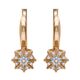 Серьги, золото, 585, 3.85г, 62901 | GoldMarket.kz