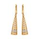 Серьги, золото, 585, 4.38г, 62912 | GoldMarket.kz