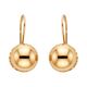 Серьги, золото, 585, 3.82г, 62915 | GoldMarket.kz