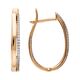 Серьги, золото, 585, 5.15г, 62919, изображение 2 | GoldMarket.kz