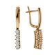 Серьги, золото, 585, 5.63г, 62948, изображение 2 | GoldMarket.kz