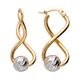 Серьги, золото, 585, 3.09г, 52192, изображение 2 | GoldMarket.kz