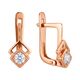 Серьги, золото, 585, 2.81г, 52193, изображение 2 | GoldMarket.kz