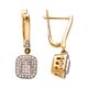 Серьги, золото, 585, 3.81г, 52219, изображение 2 | GoldMarket.kz