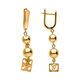 Серьги, золото, 585, 4.98г, 52251, изображение 2 | GoldMarket.kz