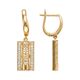 Серьги, золото, 585, 4.37г, 61980, изображение 2 | GoldMarket.kz