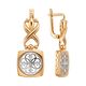 Серьги, золото, 585, 5.02г, 62215, изображение 2 | GoldMarket.kz