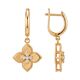 Серьги, золото, 585, 4.47г, 62247, изображение 2 | GoldMarket.kz