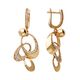 Серьги, золото, 585, 8.68г, 62254, изображение 2 | GoldMarket.kz