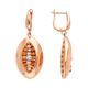 Серьги, золото, 585, 6.61г, 62565, изображение 2 | GoldMarket.kz