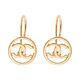 Серьги, золото, 585, 1.13г, 62989 | GoldMarket.kz