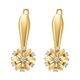 Серьги, золото, 585, 3.27г, 63066 | GoldMarket.kz