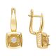 Серьги, золото, 585, 3.92г, 63131, изображение 2 | GoldMarket.kz