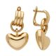 Серьги, золото, 585, 8.63г, 63381, изображение 2 | GoldMarket.kz