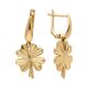 Серьги, золото, 585, 3.73г, 63418, изображение 2 | GoldMarket.kz