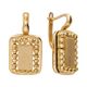 Серьги, золото, 585, 7.98г, 63433, изображение 2 | GoldMarket.kz