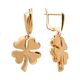 Серьги, золото, 585, 6.65г, 63457, изображение 2 | GoldMarket.kz