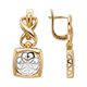 Серьги, золото, 585, 7.87г, 63464, изображение 2 | GoldMarket.kz