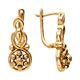 Серьги, золото, 585, 5.65г, 64034, изображение 2 | GoldMarket.kz