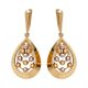 Серьги, золото, 585, 5.42г, 64068 | GoldMarket.kz