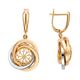 Серьги, золото, 585, 7.5г, 64076, изображение 2 | GoldMarket.kz